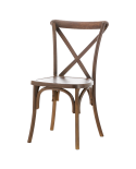 Stuhl CROSS-BACK POLYWOOD Walnuss