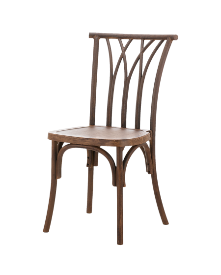 Stuhl VIENNA POLYWOOD Nussig