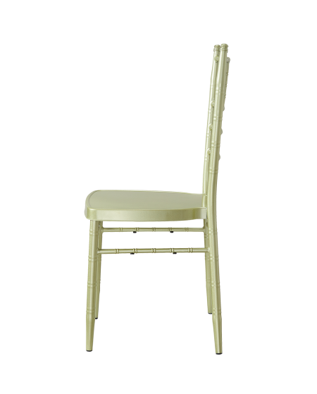 Stuhl CHIAVARI TIFFANY Metall Champagner