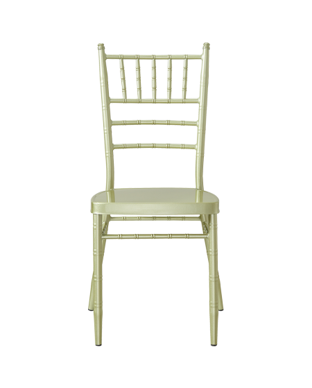 Stuhl CHIAVARI TIFFANY Metall Champagner