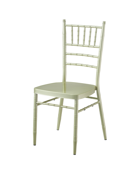 Stuhl CHIAVARI TIFFANY Metall Champagner