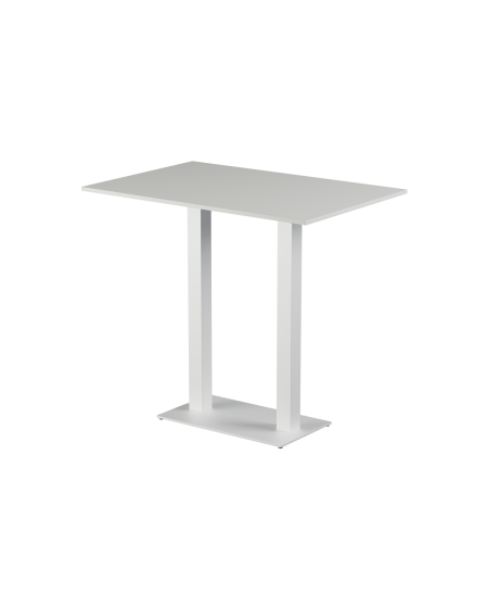 Tisch ALFA BAR DUO Weiss mit Laminierte-Platten 18 mm