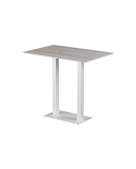 Tisch ALFA BAR DUO Weiss mit Laminierte-Platten 18 mm
