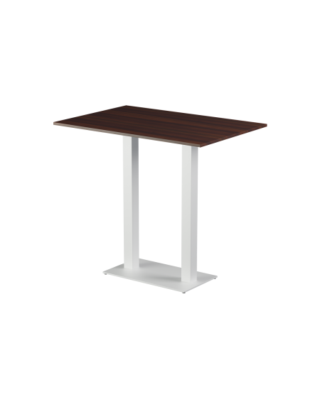 Tisch ALFA BAR DUO Weiss mit Laminierte-Platten 18 mm