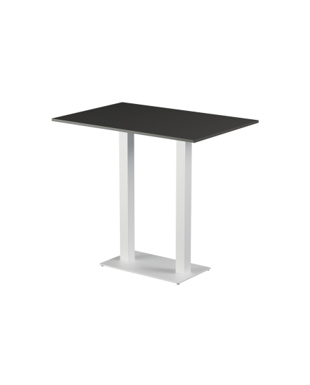 Tisch ALFA BAR DUO Weiss mit Laminierte-Platten 18 mm