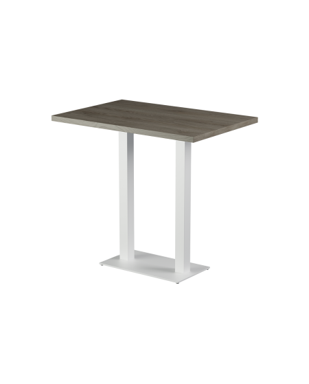 Tisch ALFA BAR DUO Weiss mit Laminierte-Platten 18 mm