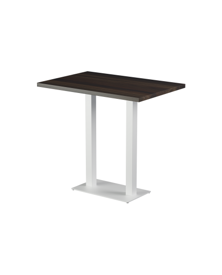 Tisch ALFA BAR DUO Weiss mit Laminierte-Platten 18 mm