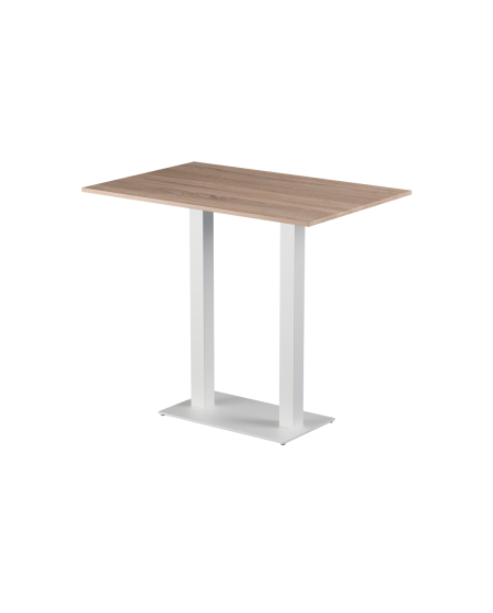 Tisch ALFA BAR DUO Weiss mit Laminierte-Platten 18 mm