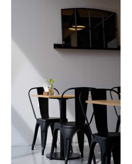 Stuhl PARIS Inspiriert Von TOLIX Schwarz