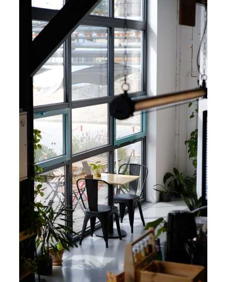 Stuhl PARIS Inspiriert Von TOLIX Schwarz