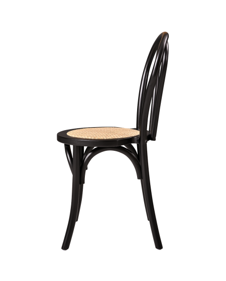 Stuhl MONET WOOD RT Schwarz