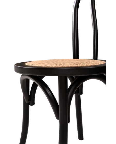 Stuhl MONET WOOD RT Schwarz