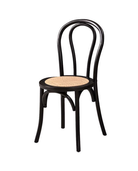 Stuhl MONET WOOD RT Schwarz