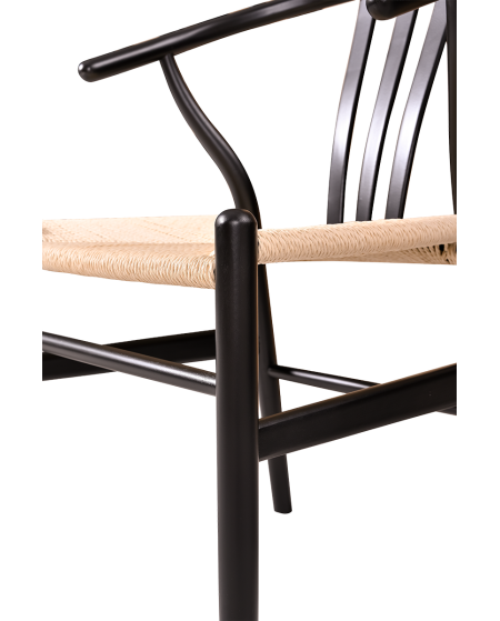 Stuhl WISHBONE Schwarz