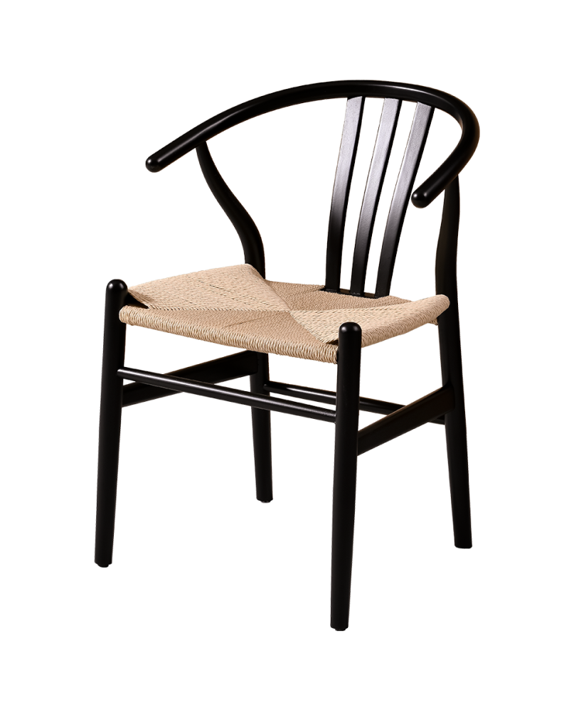 Stuhl WISHBONE Schwarz