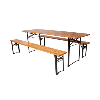Bierzeltgarnitur WOODY 180x50 CM