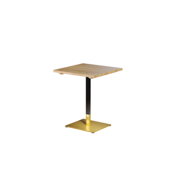 Tisch OMEGA mit Holzplatte