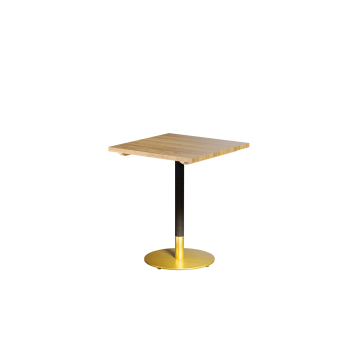 Tisch OMEGA R mit Holzplatte