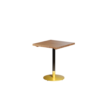 Tisch OMEGA R mit Eichenplatte