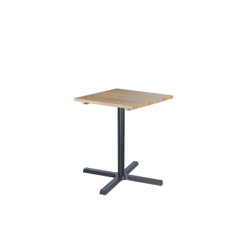 Tisch PRISMA mit Holzplatte