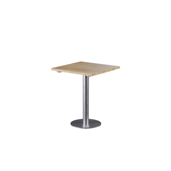 Tisch SIGMA R mit Holzplatte
