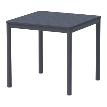 Tisch TERRAZZA 80x80 Dunkelgrau