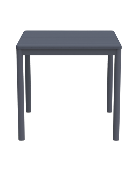 Tisch TERRAZZA 80x80 Dunkelgrau