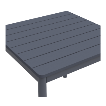 Tisch TERRAZZA 80x80 Dunkelgrau