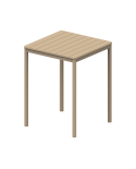 Tisch TERRAZZA BAR 80x80 Beige