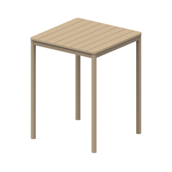 Tisch TERRAZZA BAR 80x80 Beige