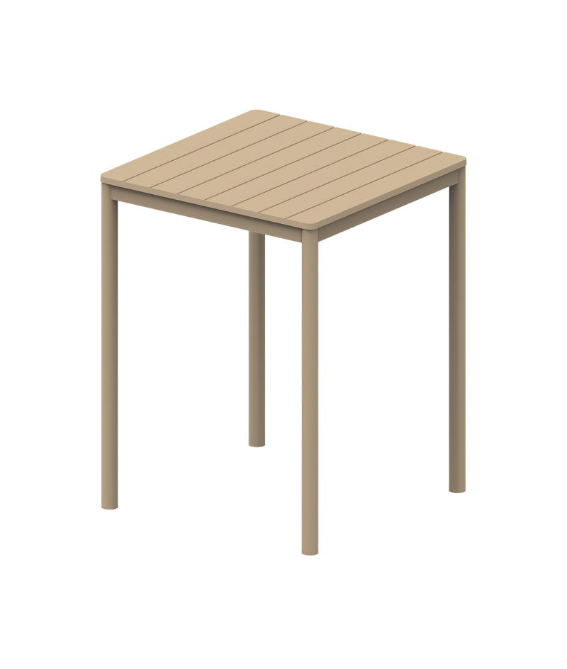 Tisch TERRAZZA BAR 80x80 Beige