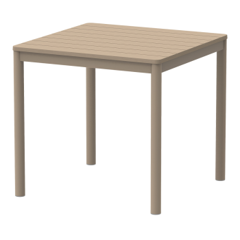 Tisch TERRAZZA 80x80 Beige