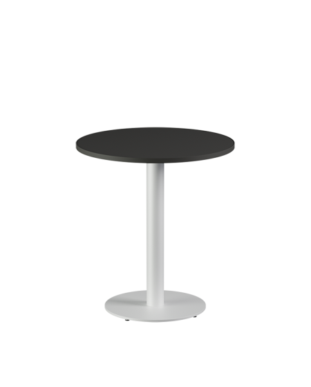 Tisch ALFA R Weiss mit Laminierte-Platten 18 mm