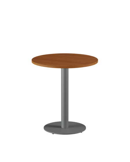 Tisch ALFA R Grau mit Laminierte-Platten 18 mm