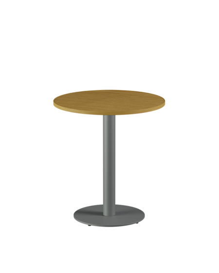 Tisch ALFA R Grau mit Laminierte-Platten 18 mm
