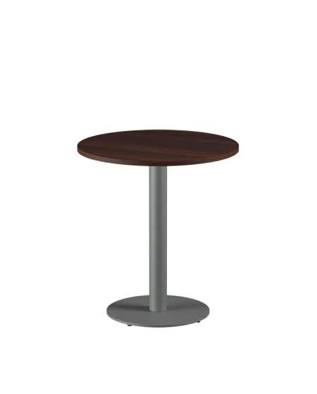 Tisch ALFA R Grau mit Laminierte-Platten 18 mm