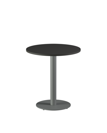 Tisch ALFA R Grau mit Laminierte-Platten 18 mm