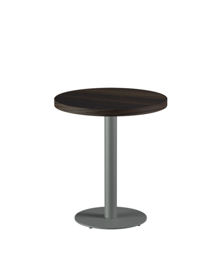 Tisch ALFA R Grau mit Laminierte-Platten 18 mm