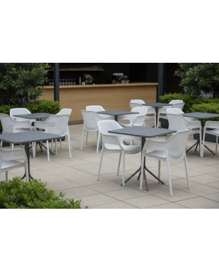 Tisch PRATO 70x70 Dunkelgrau