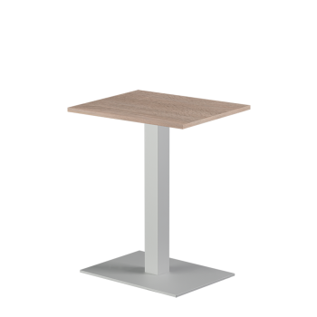 Tisch ALFA 40x55 Weiss mit Laminierte-Platten 18 mm