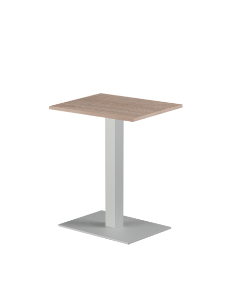 Tisch ALFA 40x55 Weiss mit Laminierte-Platten 18 mm