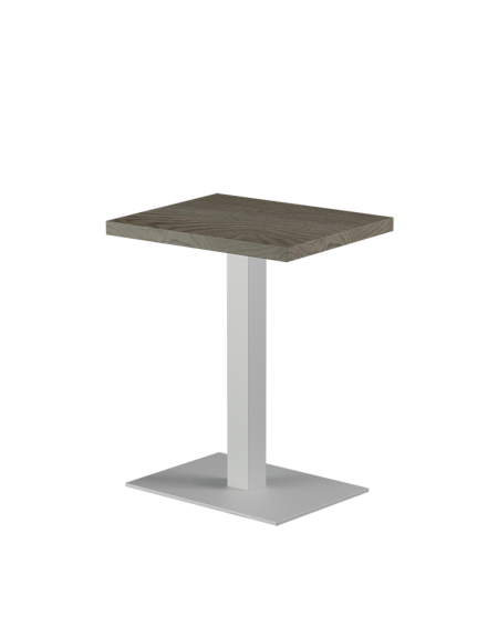 Tisch ALFA 40x55 Weiss mit Laminierte-Platten 18 mm