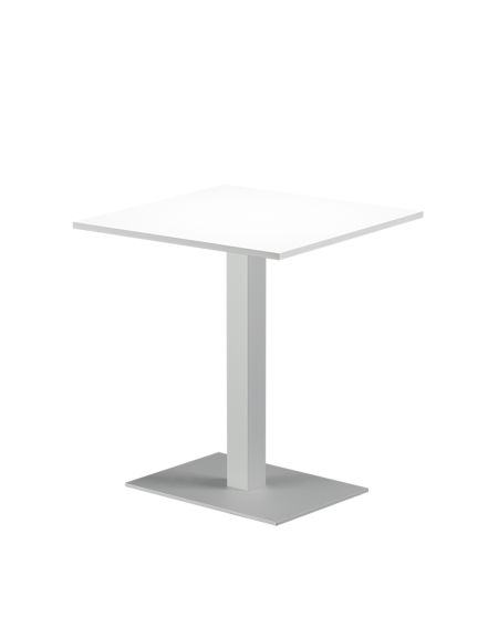Tisch ALFA 40x55 Weiss mit Laminierte-Platten 18 mm