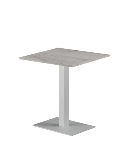 Tisch ALFA 40x55 Weiss mit Laminierte-Platten 18 mm
