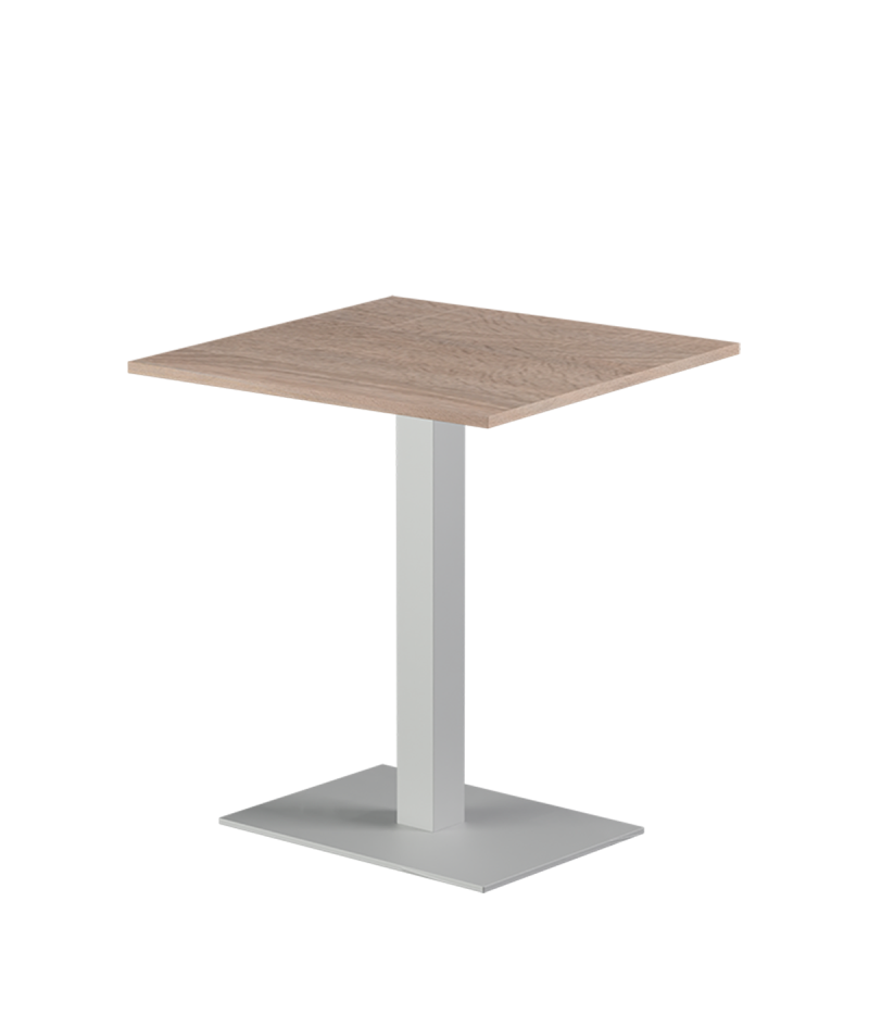 Tisch ALFA 40x55 Weiss mit Laminierte-Platten 18 mm