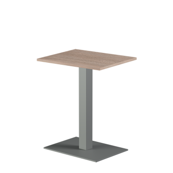 Tisch ALFA 40x55 Grau mit Laminierte-Platten 18 mm