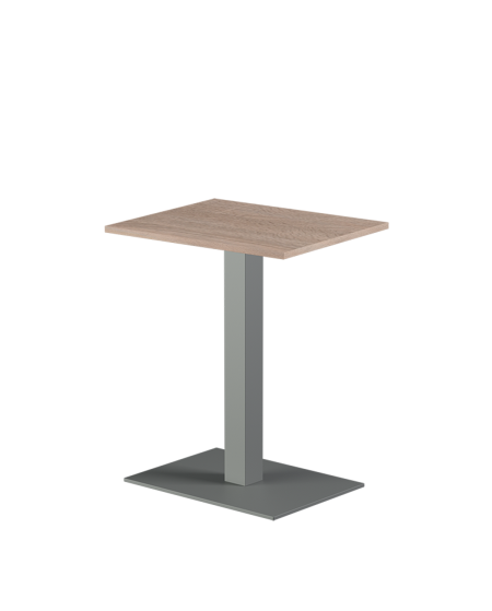 Tisch ALFA 40x55 Grau mit Laminierte-Platten 18 mm