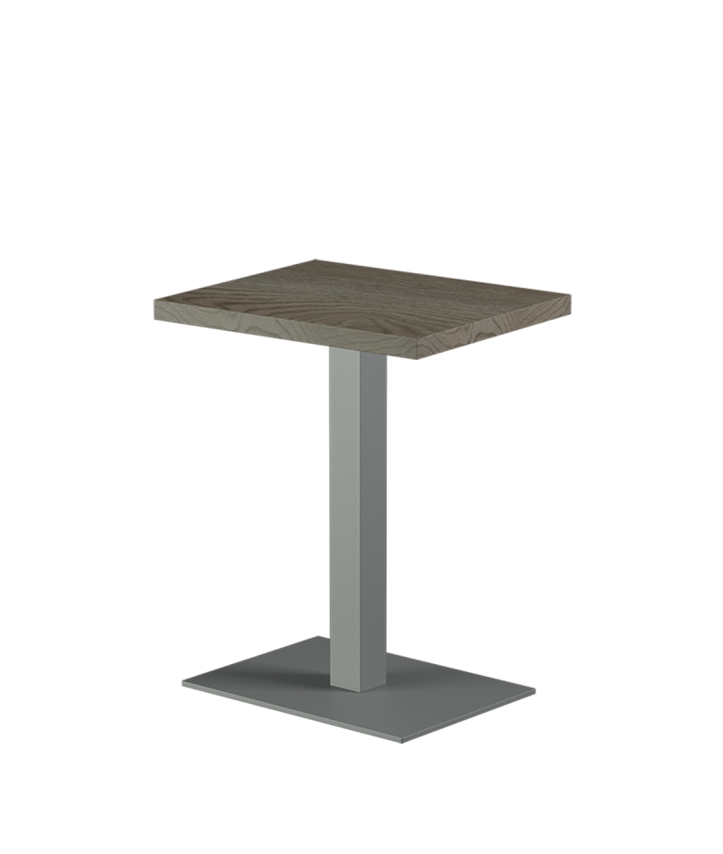 Tisch ALFA 40x55 Grau mit Laminierte-Platten 18 mm