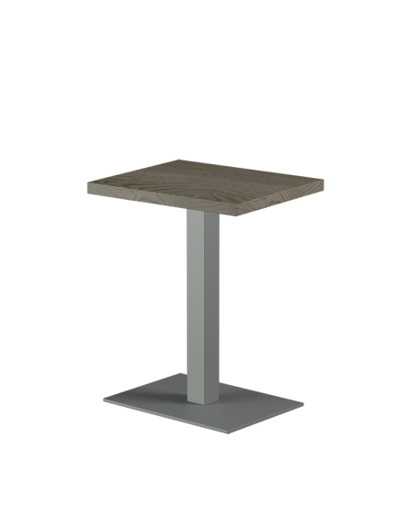 Tisch ALFA 40x55 Grau mit Laminierte-Platten 18 mm