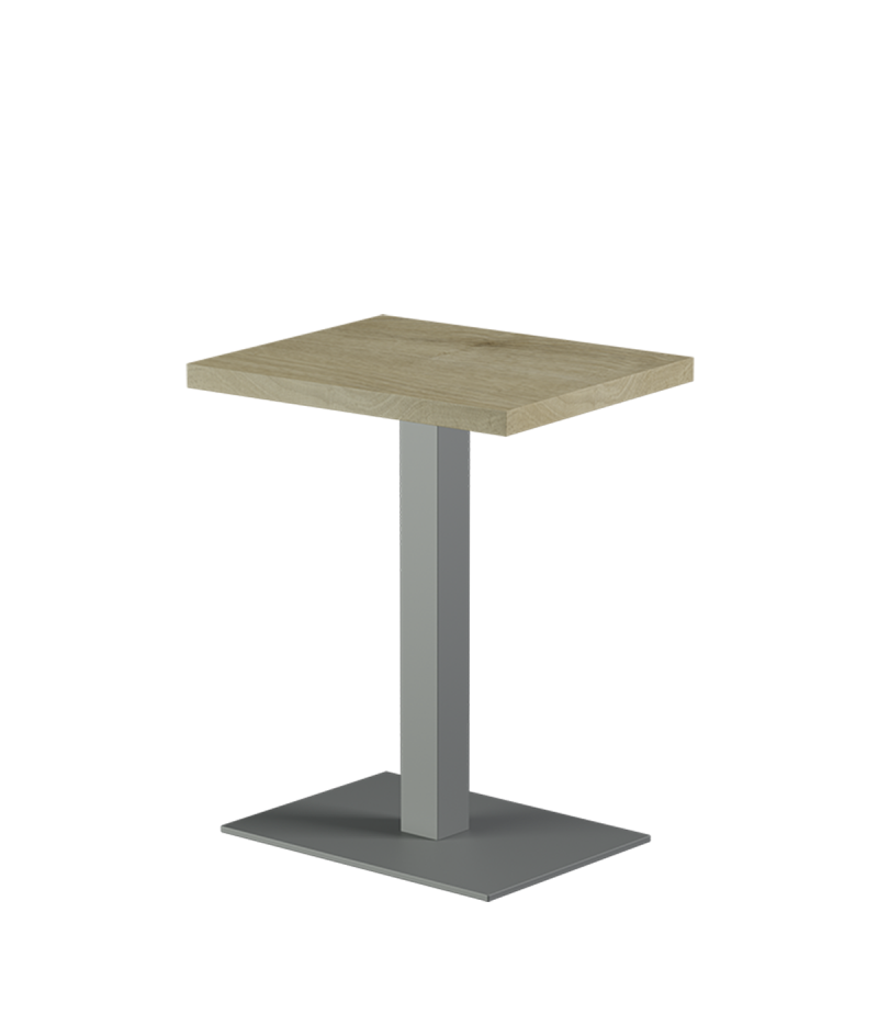 Tisch ALFA 40x55 Grau mit Laminierte-Platten 18 mm